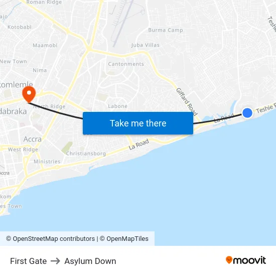 First Gate to Asylum Down map