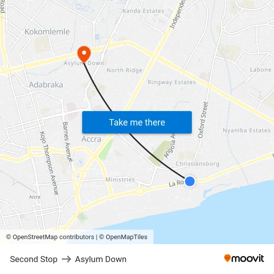 Second Stop to Asylum Down map