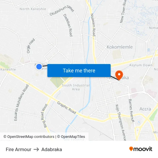 Fire Armour to Adabraka map