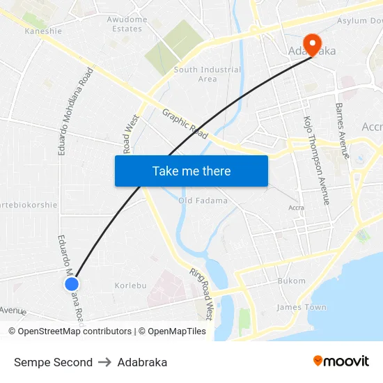 Sempe Second to Adabraka map