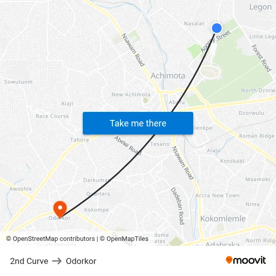 2nd Curve to Odorkor map