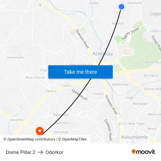 Dome Pillar 2 to Odorkor map