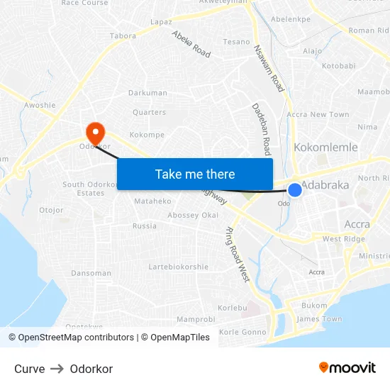 Curve to Odorkor map