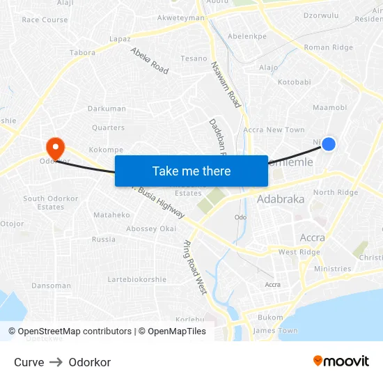 Curve to Odorkor map