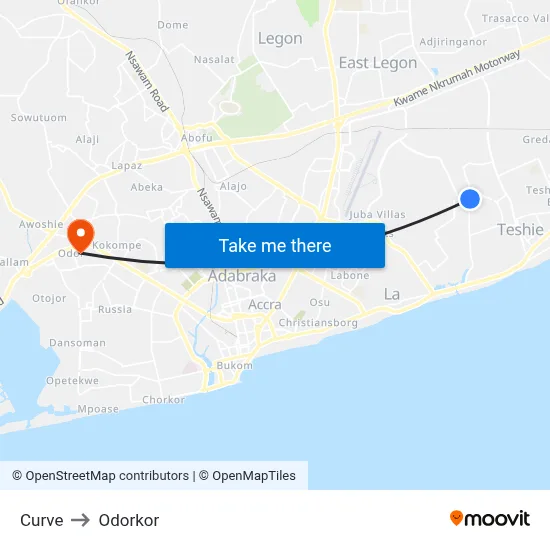 Curve to Odorkor map