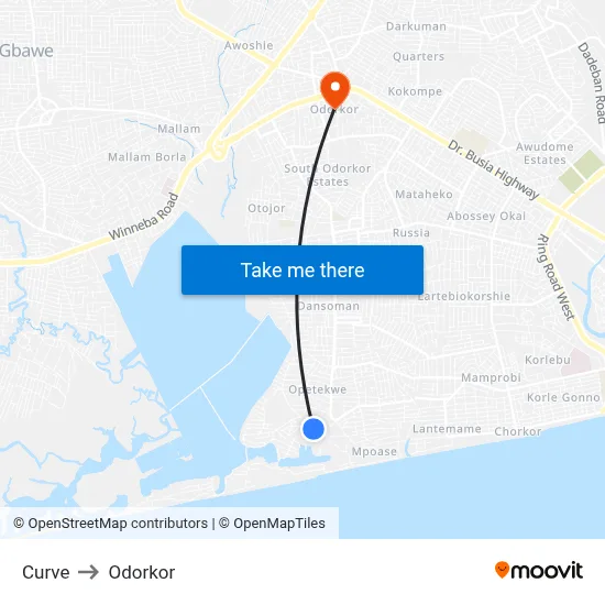 Curve to Odorkor map