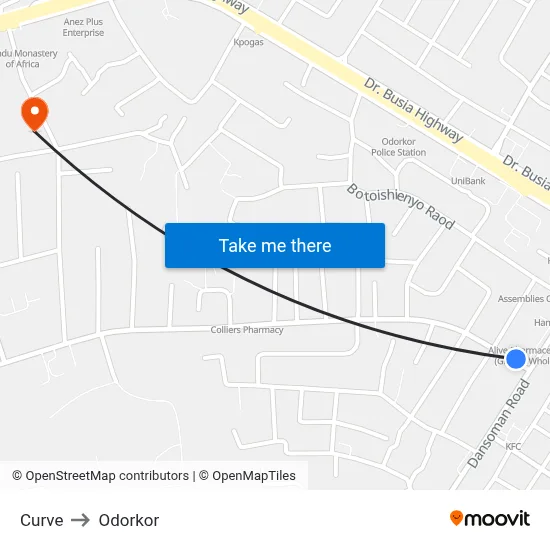 Curve to Odorkor map