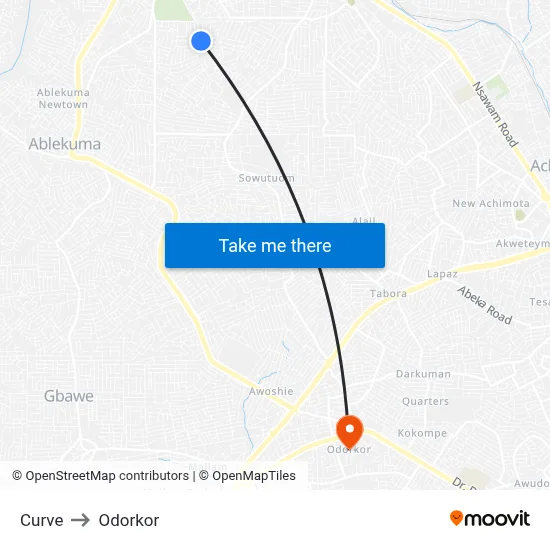 Curve to Odorkor map