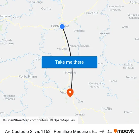Av. Custódio Silva, 1163 | Pontilhão Madeiras E Ferragens to Dvt map