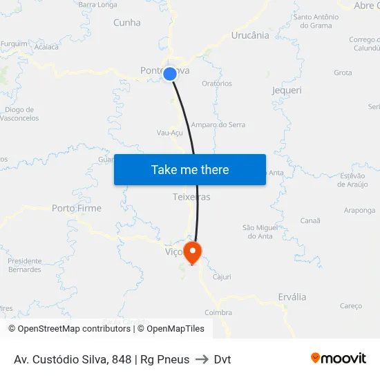 Av. Custódio Silva, 848 | Rg Pneus to Dvt map
