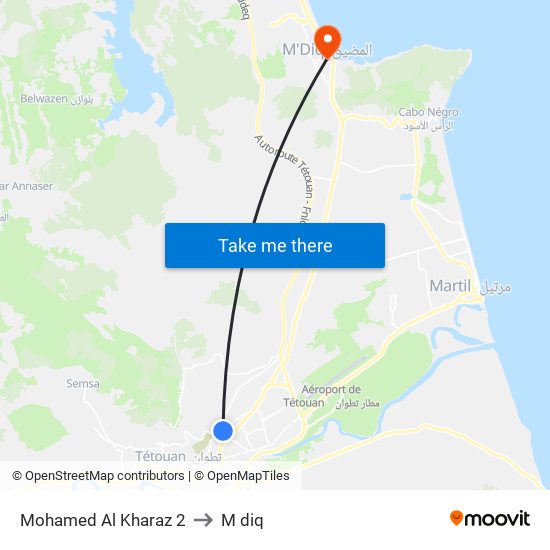 Mohamed Al Kharaz 2 to M diq map