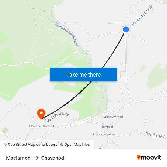 Maclamod to Chavanod map