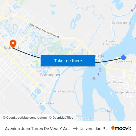 Avenida Juan Torres De Vera Y Aragon, 1401 to Universidad Popular map