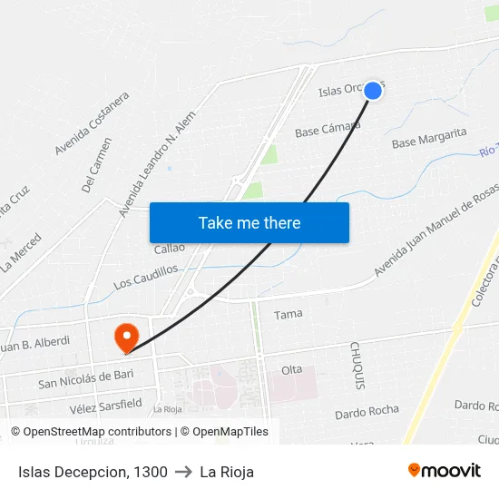 Islas Decepcion, 1300 to La Rioja map