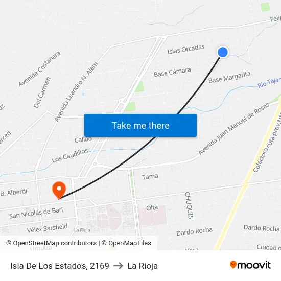 Isla De Los Estados, 2169 to La Rioja map