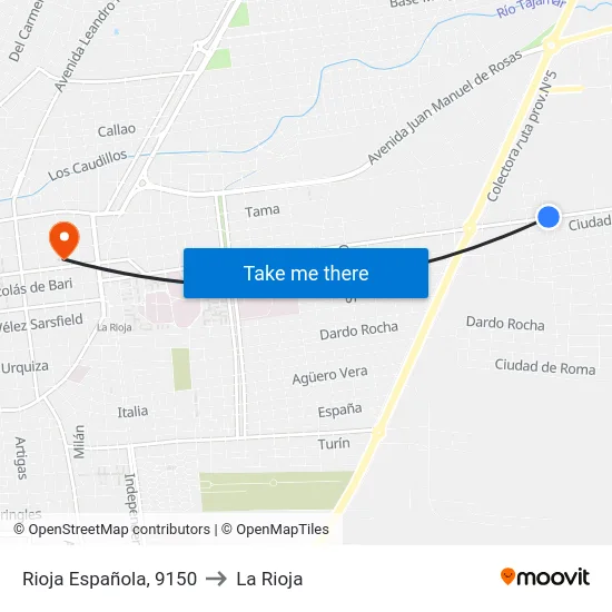 Rioja Española, 9150 to La Rioja map