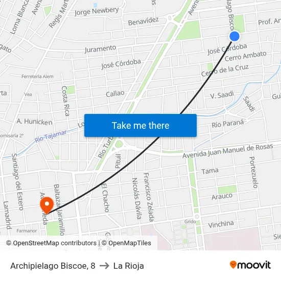 Archipielago Biscoe, 8 to La Rioja map