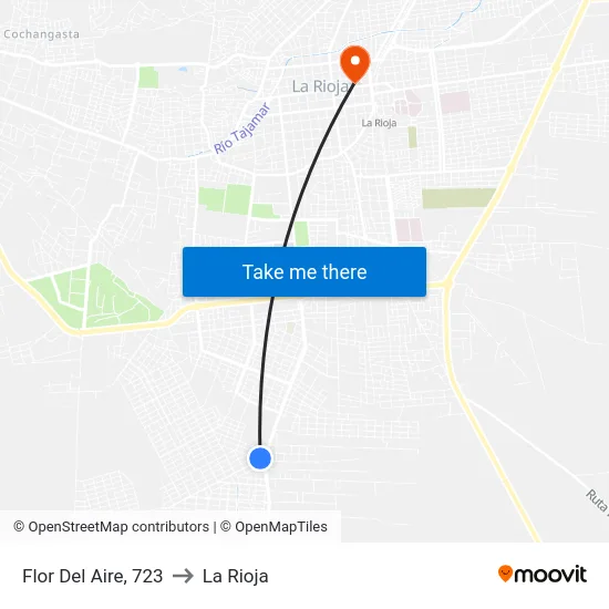 Flor Del Aire, 723 to La Rioja map