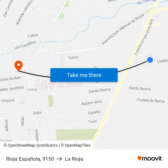 Rioja Española, 9150 to La Rioja map