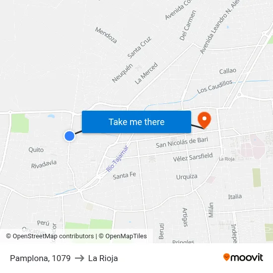Pamplona, 1079 to La Rioja map