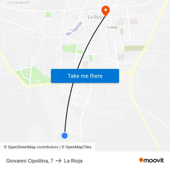 Giovanni Cipollina, 7 to La Rioja map