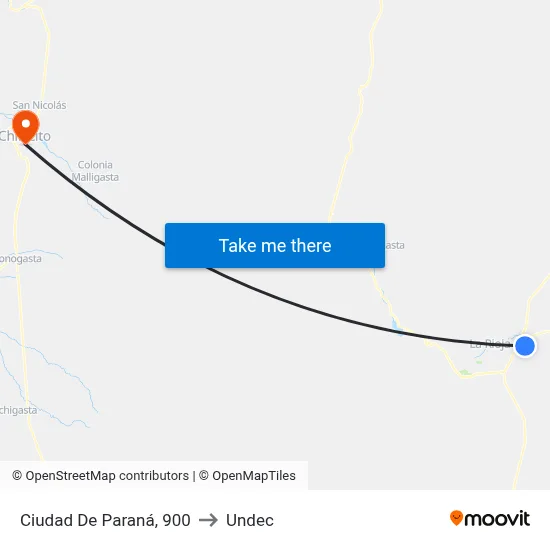 Ciudad De Paraná, 900 to Undec map