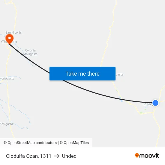 Clodulfa Ozan, 1311 to Undec map