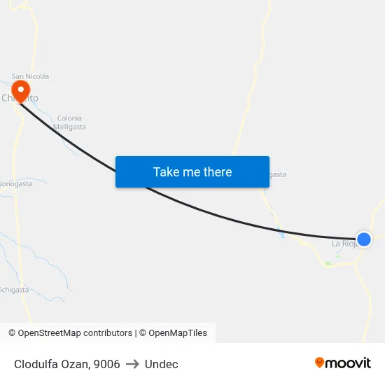 Clodulfa Ozan, 9006 to Undec map