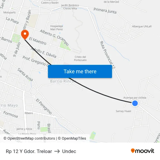 Rp 12 Y Gdor. Treloar to Undec map