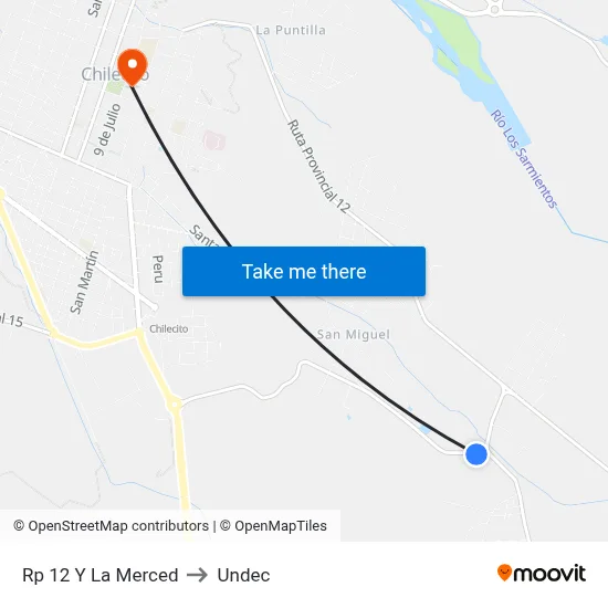 Rp 12 Y La Merced to Undec map