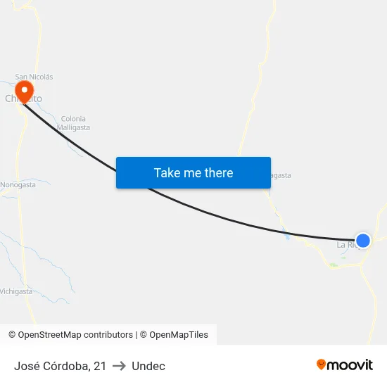 José Córdoba, 21 to Undec map