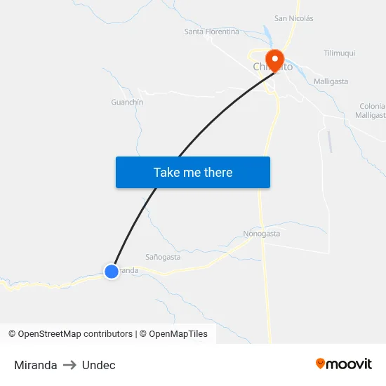 Miranda to Undec map