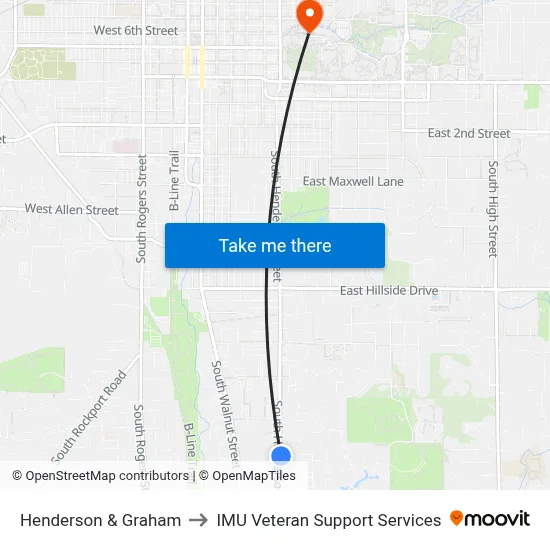 Henderson & Graham to IMU Veteran Support Services map