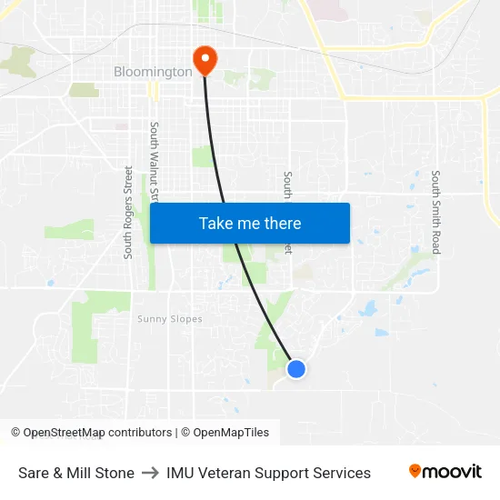 Sare & Mill Stone to IMU Veteran Support Services map