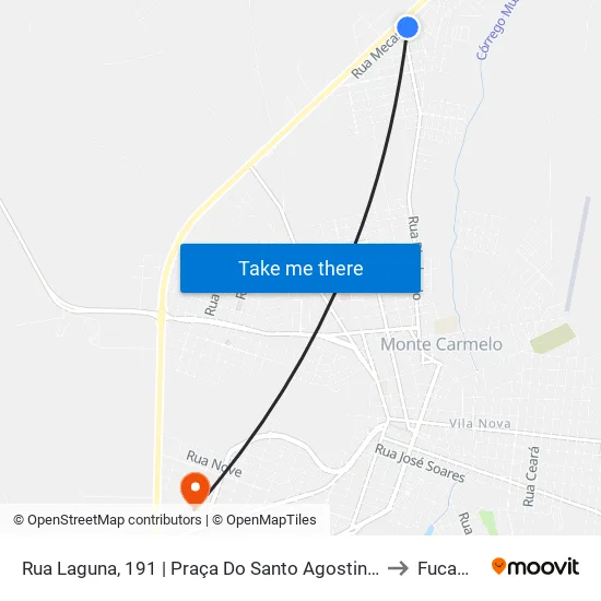 Rua Laguna, 191 | Praça Do Santo Agostinho to Fucamp map