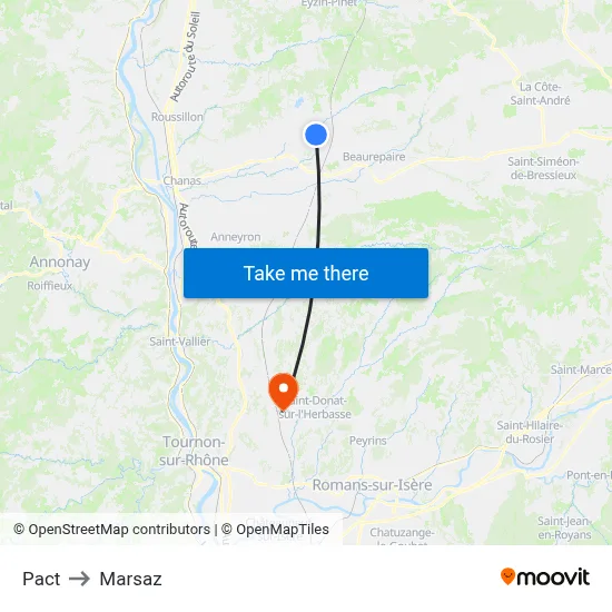 Pact to Marsaz map