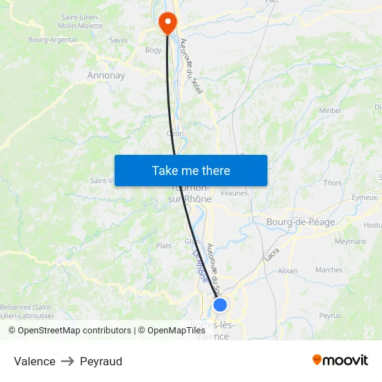 Valence to Peyraud map