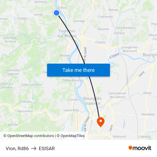 Vion, Rd86 to ESISAR map