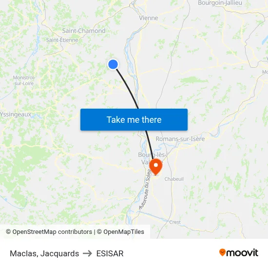 Maclas, Jacquards to ESISAR map