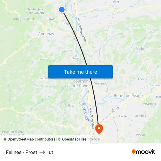 Felines - Prost to Iut map