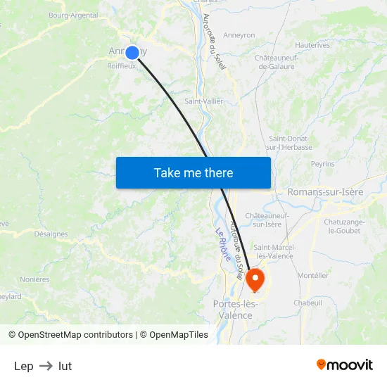 Lep to Iut map