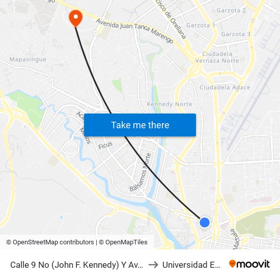 Calle 9 No (John F. Kennedy) Y Av. 7 No (Los Rios) (Parque Bolivariano) to Universidad Estatal De Guayaquil map