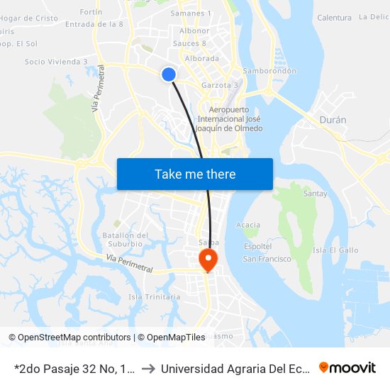*2do Pasaje 32 No, 118-2 to Universidad Agraria Del Ecuador map