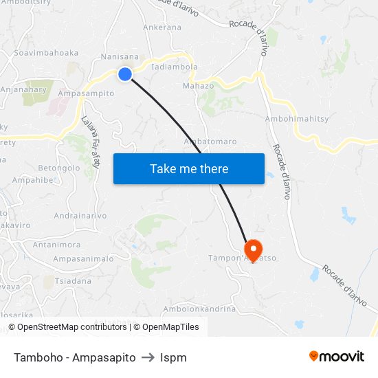 Tamboho - Ampasapito to Ispm map