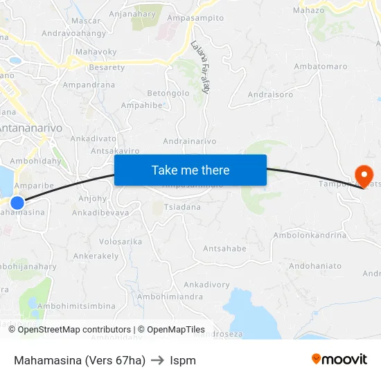 Mahamasina (Vers 67ha) to Ispm map