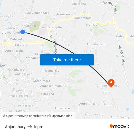 Anjanahary to Ispm map