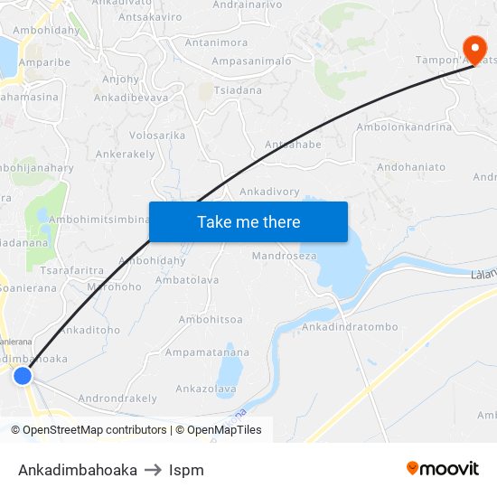 Ankadimbahoaka to Ispm map