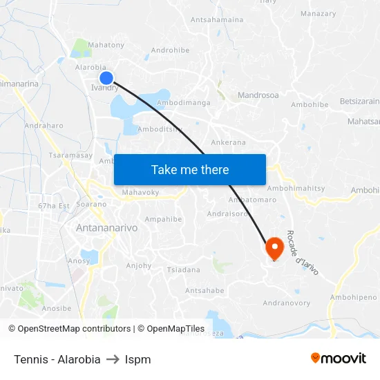 Tennis - Alarobia to Ispm map