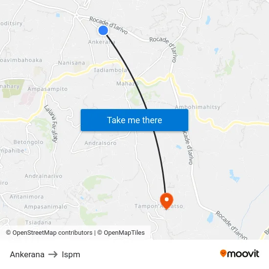 Ankerana to Ispm map