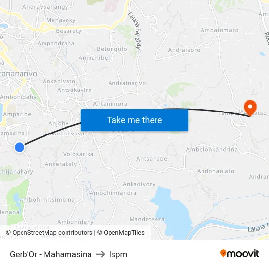 Gerb'Or - Mahamasina to Ispm map